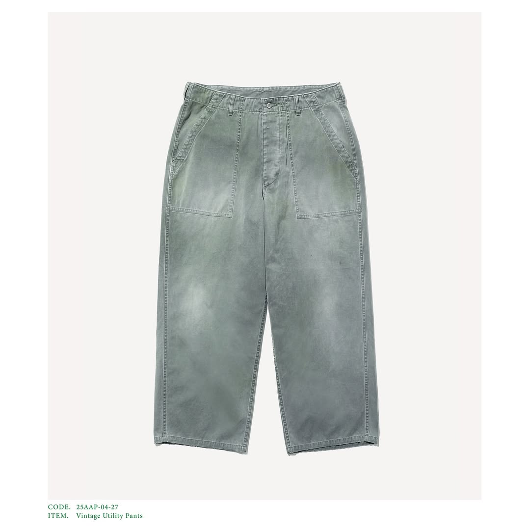 A.PRESSE 25AW Vintage Utility Pants